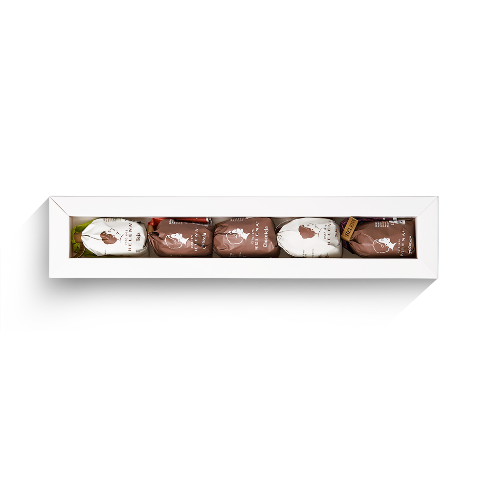 Mary Caroline Gold Assorted Teja & Chocoteja Confections: 5-Pack, 5oz | 45% Cacao, Gluten-Free"