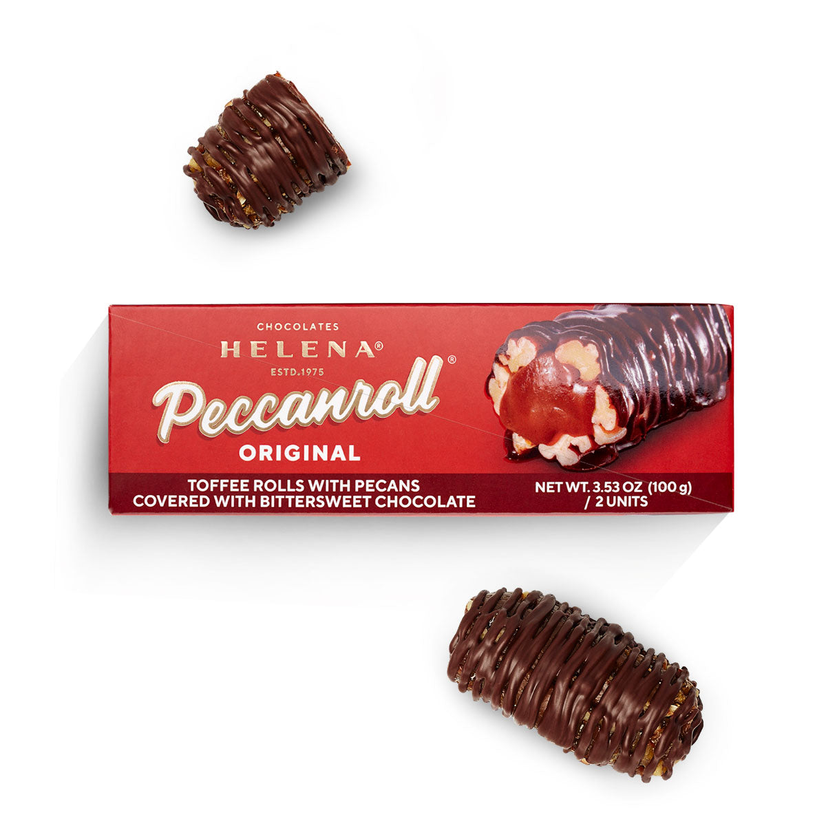 Pecan Toffee and Chocolate Roll