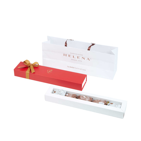 Chocoteja assortment with pecans and dulce de leche