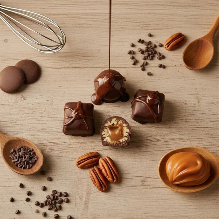 Chocolate bonbons hero shot