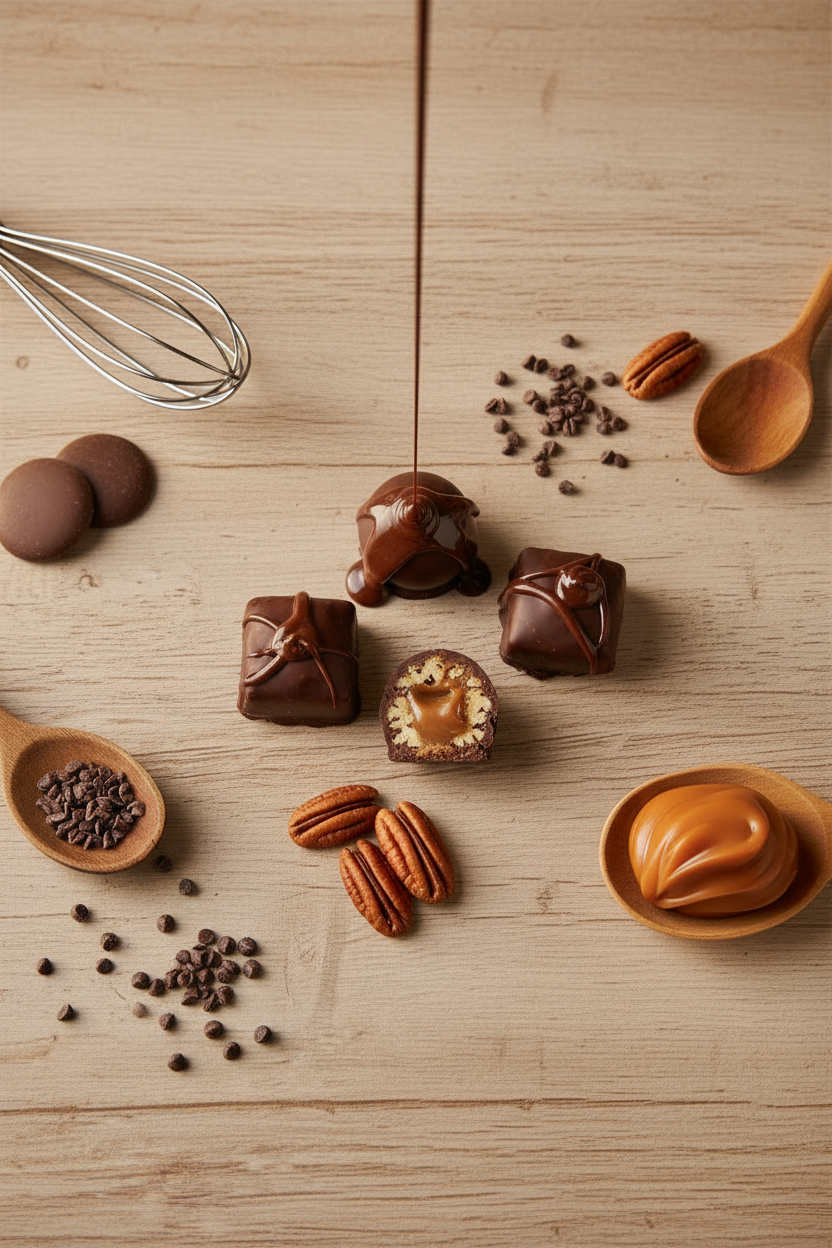 Chocolate bonbons hero shot