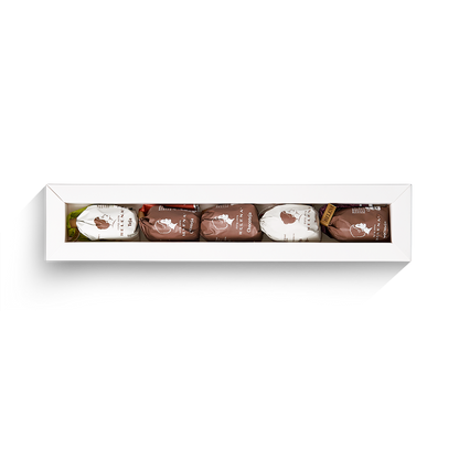 Assorted Chocoteja Bonbons – Red | 5-Piece Gift Box