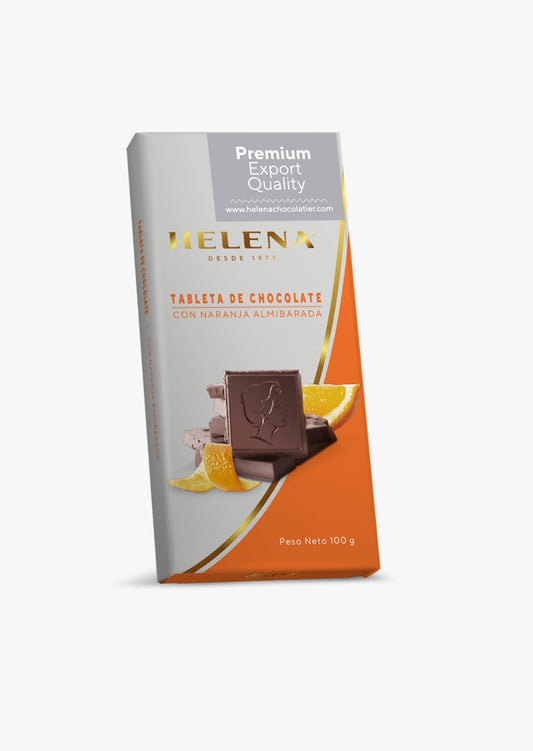 Orange milk chocolate bar 3.53 oz