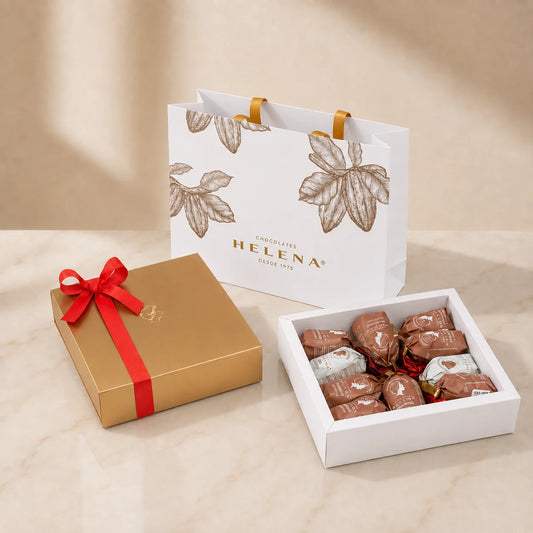 Assorted Chocoteja Bonbons | 10u Gift Gold Box
