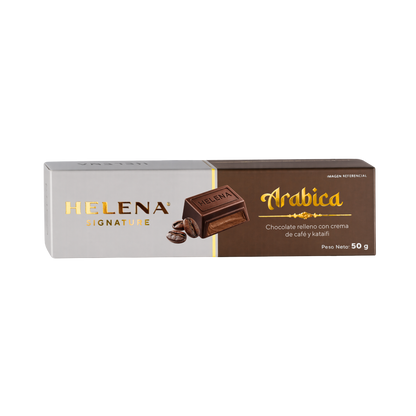 Helena Signature Arabica coffee cream and kataifi chocolate bar, 50 g