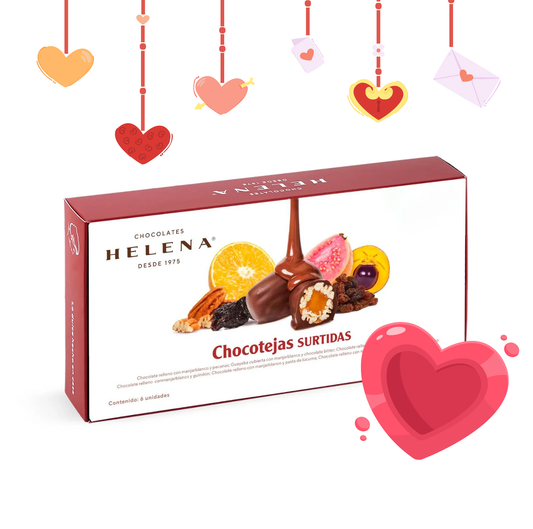 Assorted chocoteja bonbons 6-piece box - Premium Peruvian chocolate variety with dulce de leche by Helena Chocolatier