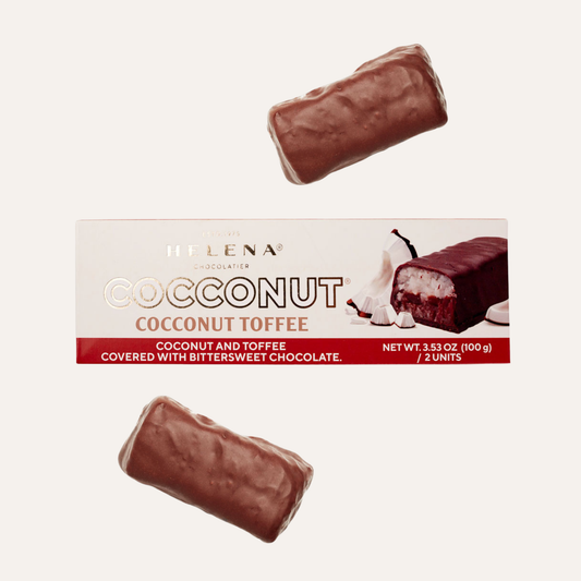 Helena Coconut Toffee Bonbon – Tropical Caramel in Peruvian Chocolate
