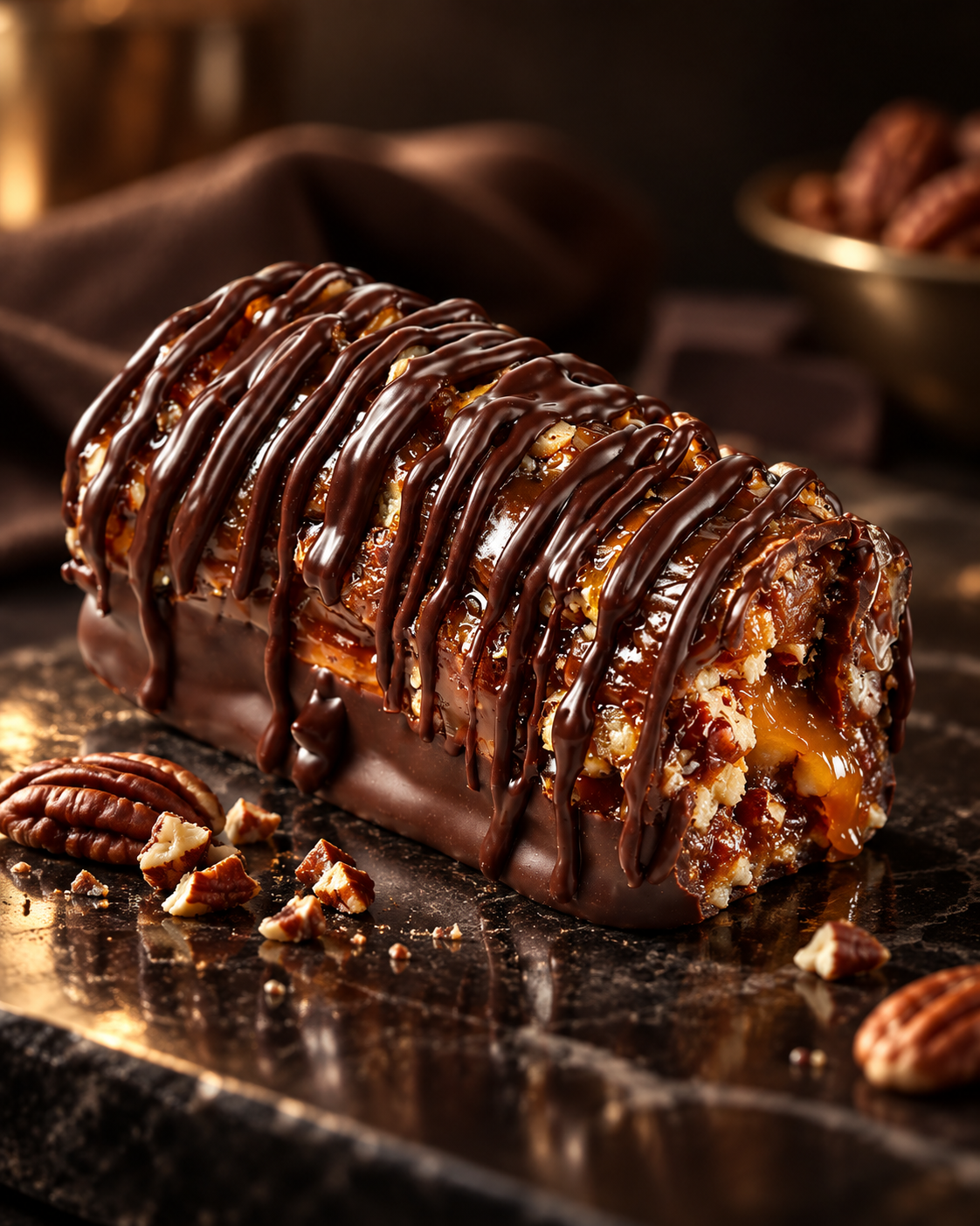 Pecanroll Toffee Bonbon