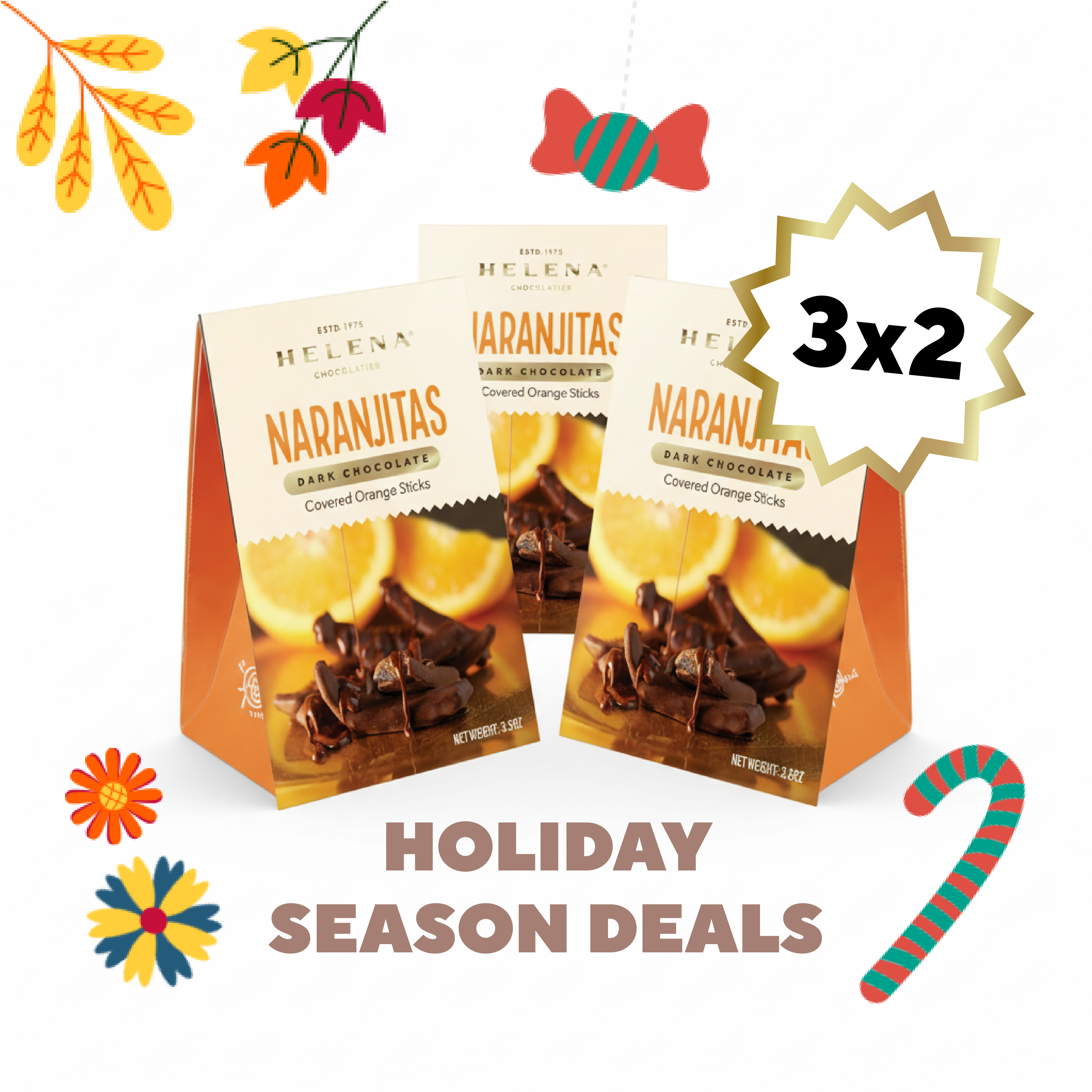 3x2 Chocolate orange peels - HOLIDAY SEASON DEALS