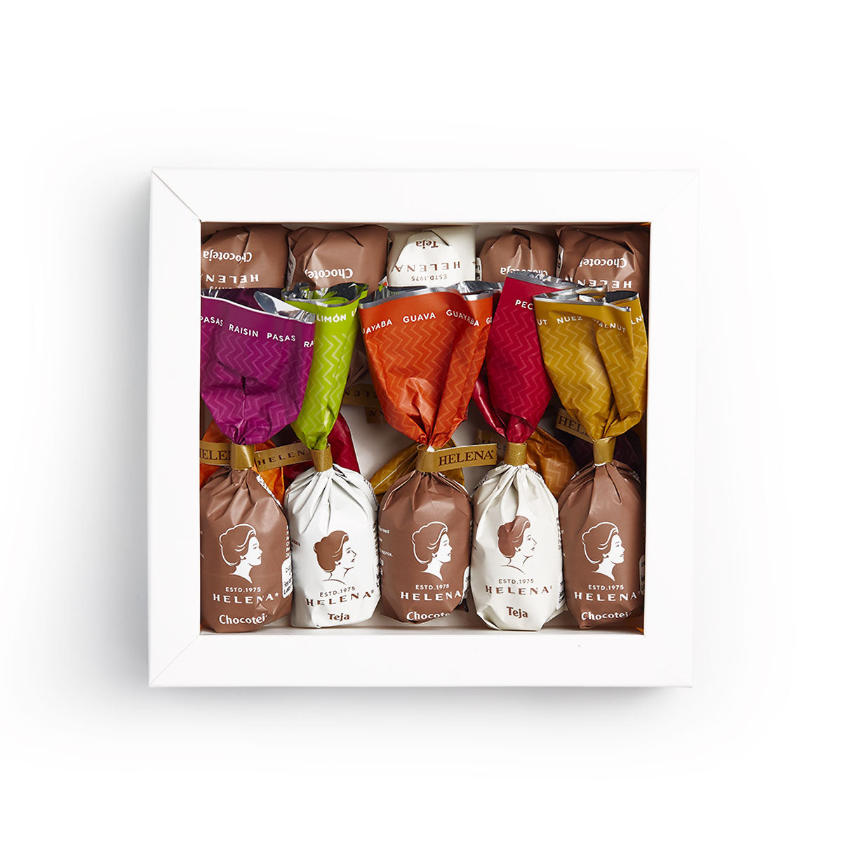 Madame Helena Red Assorted Chocolate & Fondant Caramel: 10-Pack, 10oz | 45% Cacao, Gluten-Free