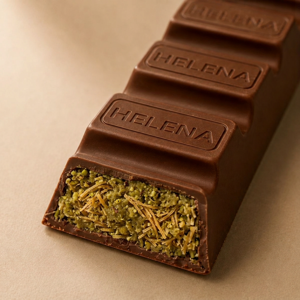 Dubai Chocolate con relleno más natural y textura de kataifi