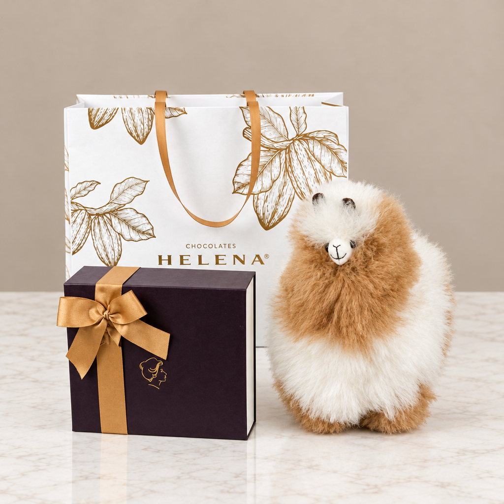 9-inch Alpaca & 10 Assorted Chocotejas Gift Set