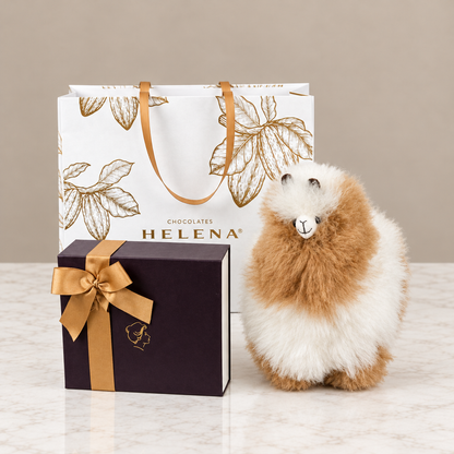 9-inch Alpaca & 10 Assorted Chocotejas Gift Set