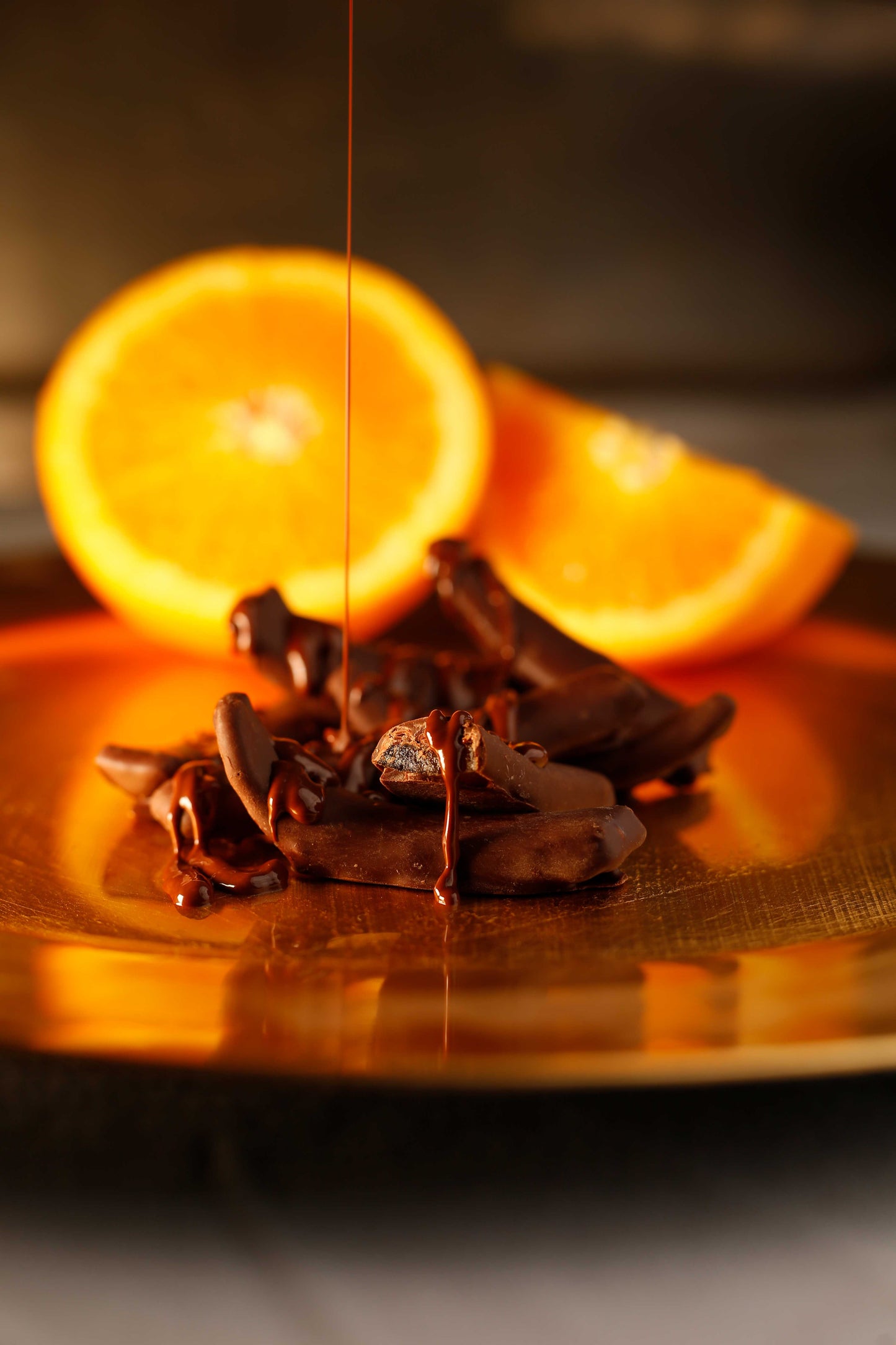Helena Orange peels with dark, gourmet chocolate