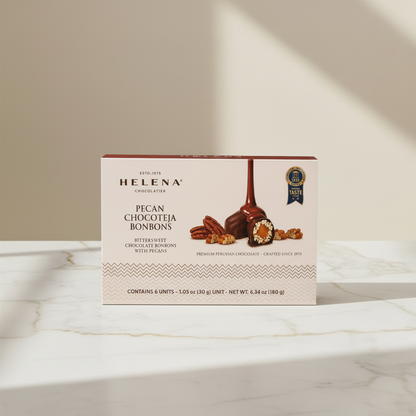 Helena 6-Piece Pecan Chocoteja Bonbon Box