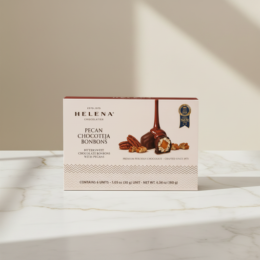 Helena 6-Piece Pecan Chocoteja Bonbon Box